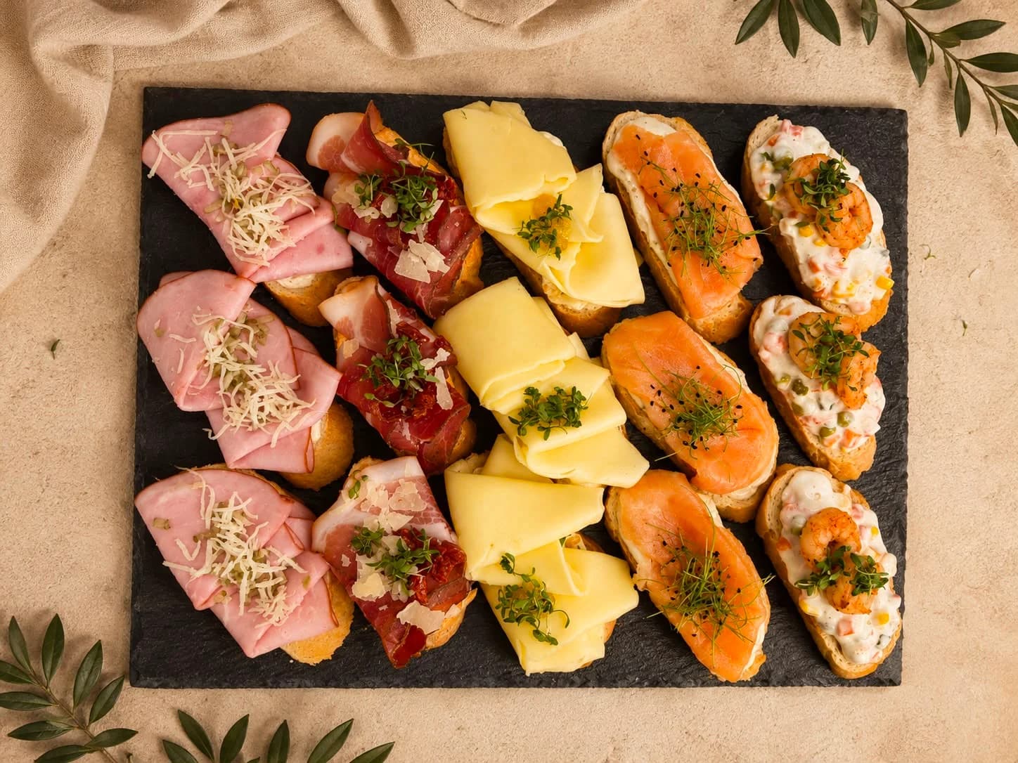Produktbild von Sandwich Box Mix (Weissbrot)